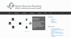 Desktop Screenshot of opensourcerouting.org